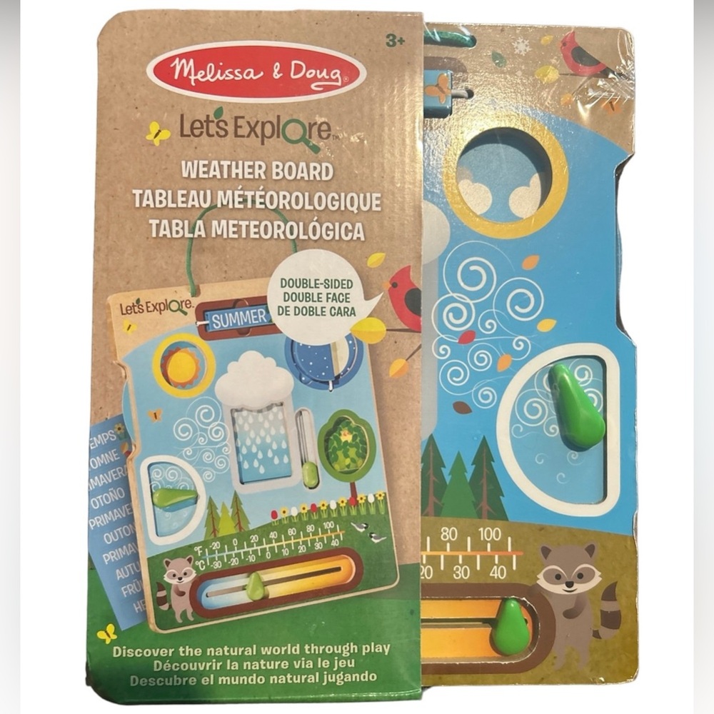 New in Package Melissa & Doug Let’s Explore Weather Board